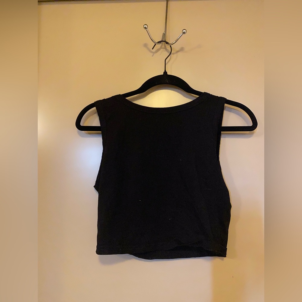 Plain Black Tank Too